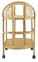 A & B Home Beige Trolley -2