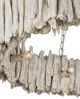 Currey & Company Driftwood Whitewash Ring Chandelier-5