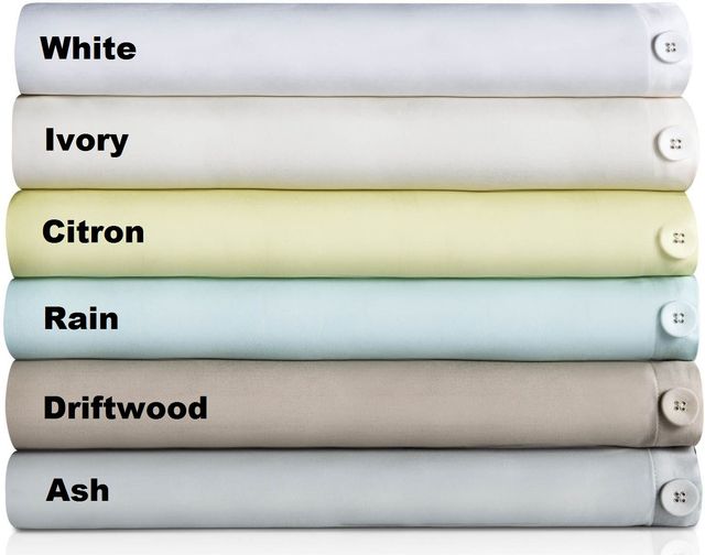 Malouf® Woven Rayon From Bamboo Citron Oversize King Duvet Set-2