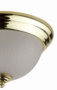 Cal® Lighting & Accessories Plated Brass Ceiling Lamp-1