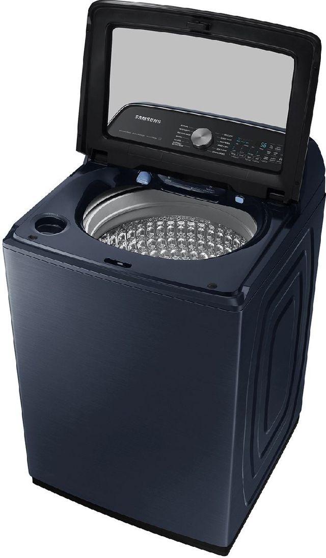 Samsung 5.4 Cu. Ft. Brushed Navy Impeller Top Load Washer-3