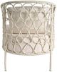 Universal Explore Home™ Pebble White Rattan/Nomad Snow Accent Chair-2