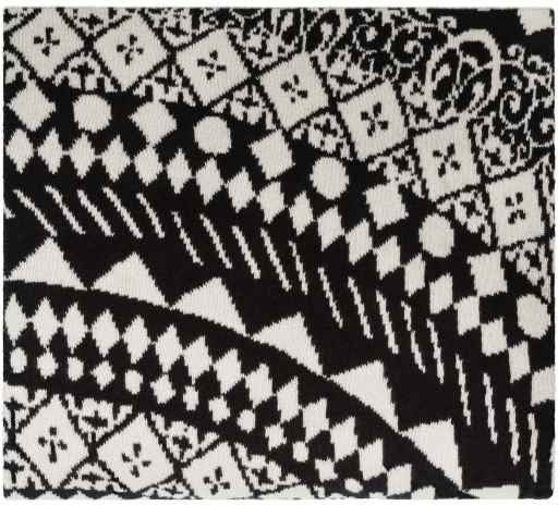 Surya Ekena Black 50"x60" Throw Blanket-0