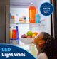 GE® 36" 27.7 Cu. Ft. Fingerprint Resistant Stainless Side-By-Side Refrigerator with LED Light Walls and Extra Tall Dispenser-3