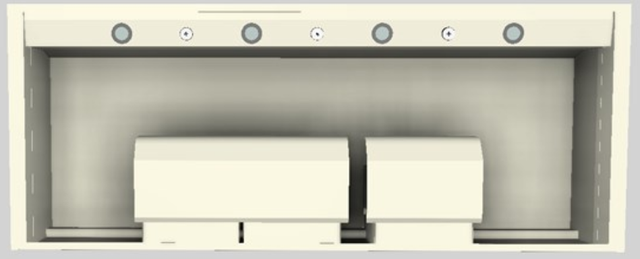 Vent-A-Hood® Designer Series 60" Biscuit Wall Mounted Range Hood-4