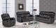 Global Furniture USA U7303 Domino Granite Glider Manual Recliner-4