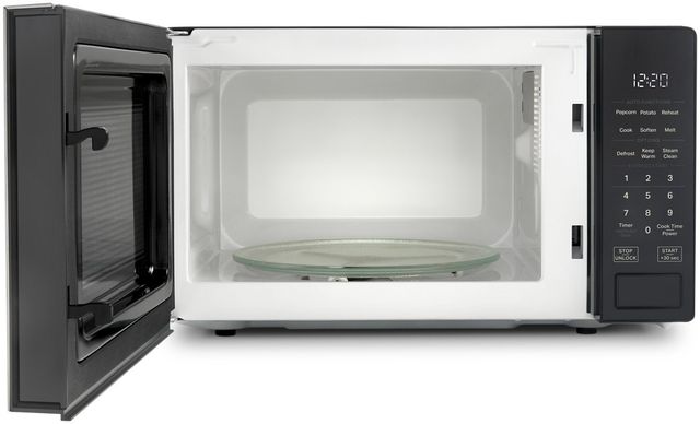  Whirlpool® 0.7 Cu. Ft. Black Countertop Microwave with Steam Clean-1