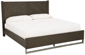 Ashley® Arkenton Grayish Brown California King Panel Bed