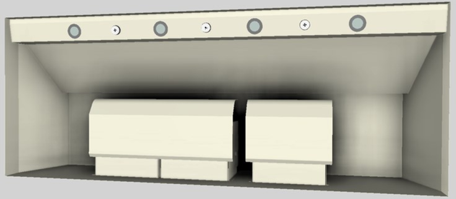 Vent-A-Hood® 60" Biscuit Wall Mounted Liner Insert-2