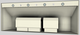Vent-A-Hood® 60" Biscuit Wall Mounted Liner Insert-2