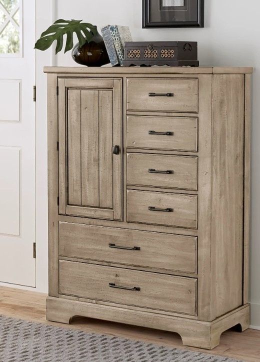 Artisan & Post by Vaughan-Bassett Cool Rustic Clear Maple Standing Chest-2