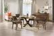 Furniture of America® Marina 5-Piece Dark Chocolate/Walnut Dining Table Set-1