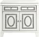 ACME Furniture Noralie Mirrored Cabinet with Two Drawers-1