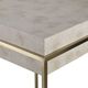 Uttermost® India Ivory Burl Accent Table with Brushed Brass Base-4