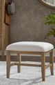 aspenhome® Olivia Sunkissed Beige/White Bench-3
