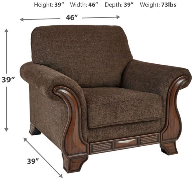 Benchcraft® Miltonwood Teak Chair-4