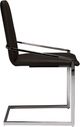 Mazin Furniture Lyrica Black/Chrome Side Chair-2