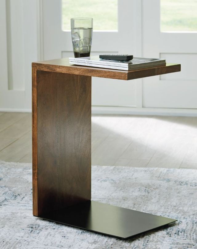 Signature Design by Ashley® Wimshaw Black/Brown Accent Table-4