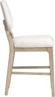 Magnussen Home® Sunset Cove Sanibel Brown Counter Chair with Upholstered Seat and Back-2