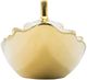 A & B Home Gold/White Decorative Leaf Bowl-4