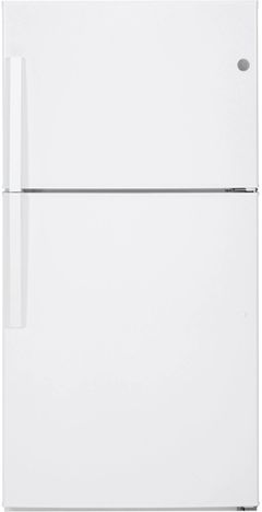 GE® 33 in. 21.1 Cu. Ft. White Top Freezer Refrigerator