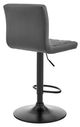 Armen Living Duval Gray Adjustable Swivel Bar Stool-2