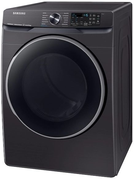 Samsung Brushed Black Front Load Laundry Pair-2