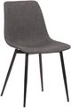 Armen Living Monte Black/Charcoal Dining Side Chair-0