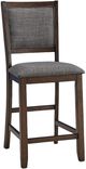 A-America® Chesney Falcon Brown Upholstered Counter Stool-0