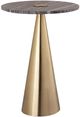 TOV Furniture Addyson Gray Side Table with Brushed Gold Base-0