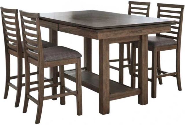Liberty Furniture Brook Bay 5-Piece Sandstone Gathering Table Set-0