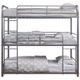 ACME Furniture Cairo Silver Youth Triple Twin Bunk Bed-2