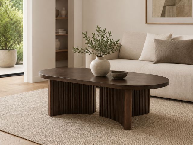 Signature Design by Ashley® Korestone Dark Brown Coffee Table-1