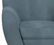 International Furniture Direct Tamesis Slate Blue Swivel Chair-3