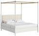 A.R.T. Furniture® Haven Warm White Queen Canopy Upholstered Poster Bed-0