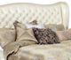 Michael Amini® Hollywood Swank Creamy Pearl Eastern King Upholstered Panel Bed-1