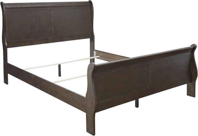 Signature Design by Ashley® Leewarden Dark Brown California King Sleigh Bed-3