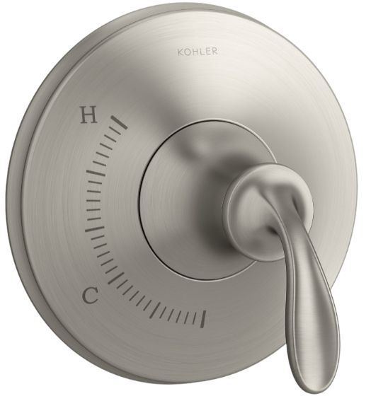 KOHLER® Bellera® Rite-Temp® Vibrant Brushed Nickel Valve Trim-0