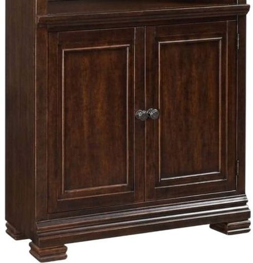 aspenhome® Weston Brown Ale Door Bookcase-3