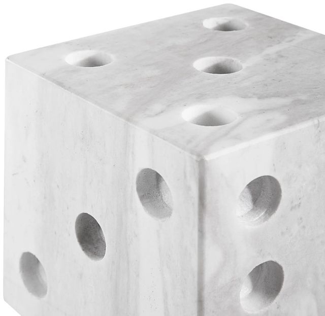 Renwil® Dylon Honed White Decorative Object-3