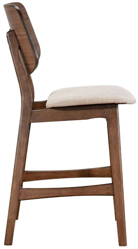 New Classic® Home Furnishings Oscar Natural/Walnut Counter Stool-3