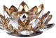 A & B Home Gold Large Lotus Candle Holder-3
