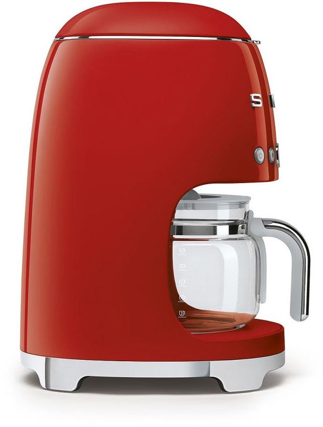Smeg 50's Retro Style Red Drip Filter Coffee Machine-3