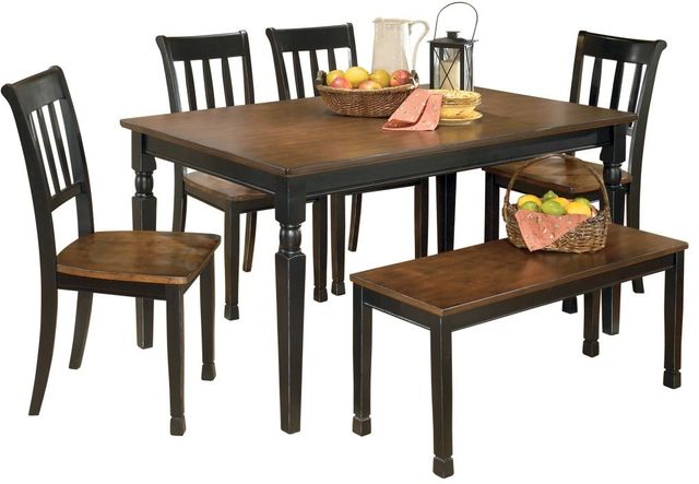 Signature Design by Ashley® Owingsville 6-Piece Brown Dining Set-0
