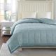 Olliix by Madison Park Blue All Season Hypoallergenic Microfiber Down Alternative King Windom Blanket-3