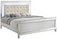 New Classic® Home Furnishings Valentino 4-Piece White California King Panel Bedroom Set-2