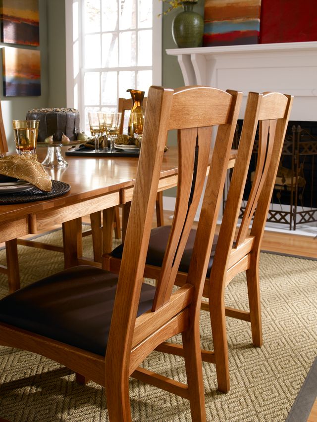 A-America® Cattail Bungalow Amber Dining Side Chair-2