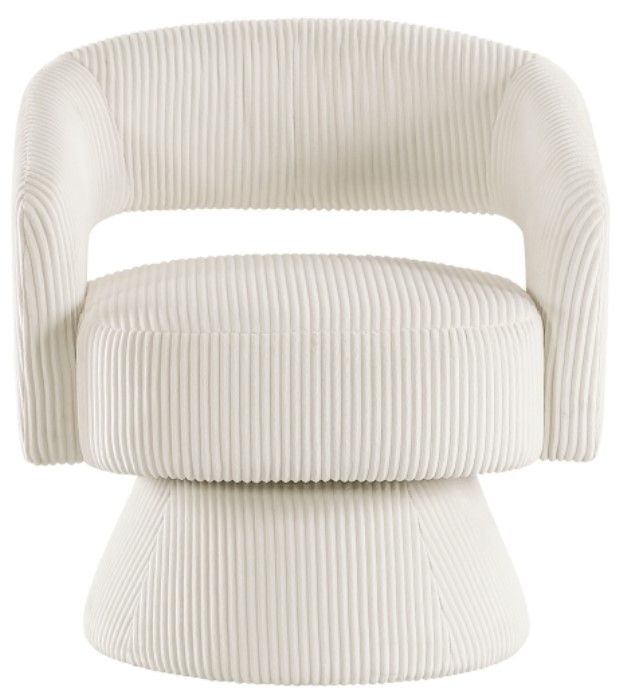 Homelegance® Upton Beige Swivel Chair-2