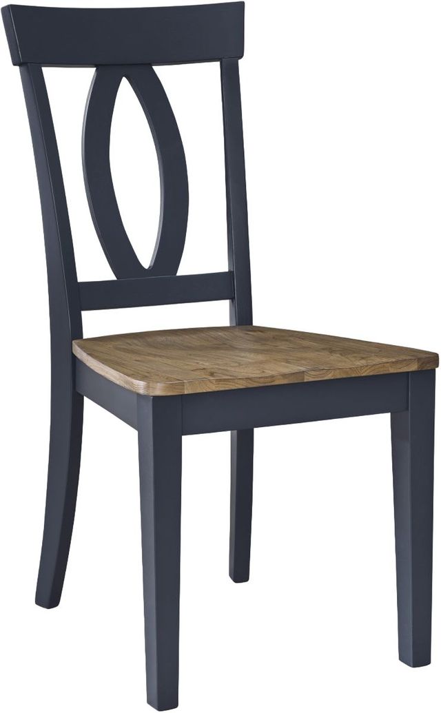 Signature Design by Ashley® Landocken 5-Piece Brown/Blue Dining Table Set-2
