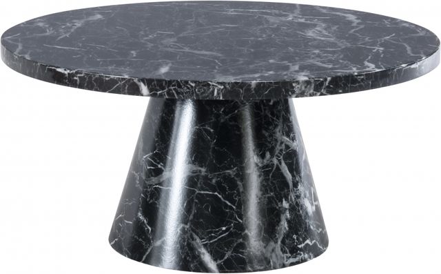Meridian Furniture Omni Black Faux Marble Coffee Table-0